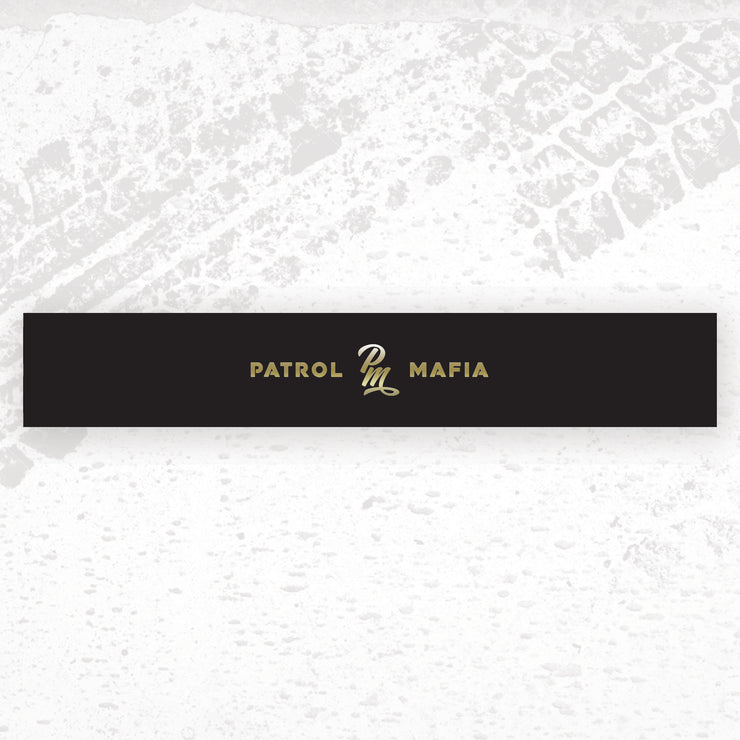 Patrol Mafia Window Banner - Monogram